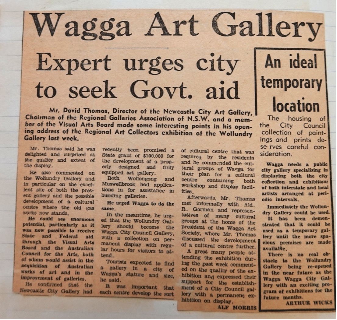 art gallery story